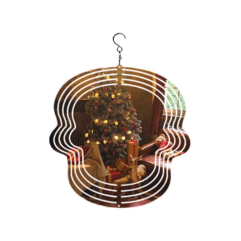 Garden Decoration Wind Power White Coated Aluminum Sheet Double Side Printing Heat Transfer Printing