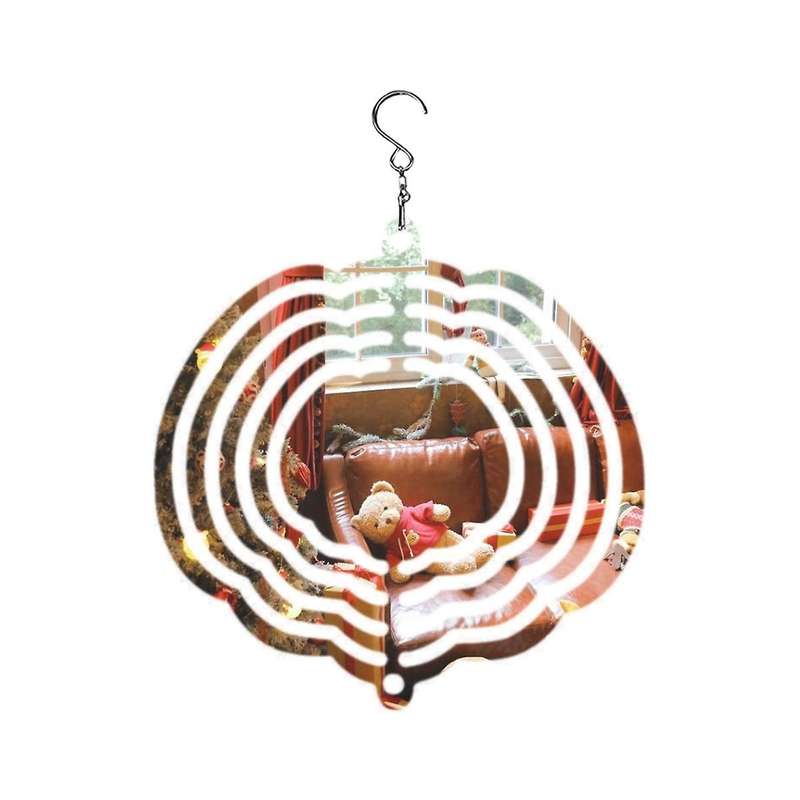 Garden Decoration Wind Power White Coated Aluminum Sheet Double Side Printing Heat Transfer Printing
