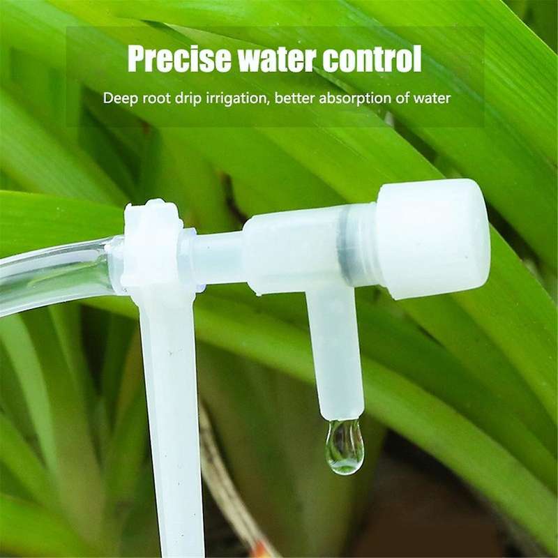 Garden Drip Irrigation Kit with Regulator Valve, Potted Plant Watering Set 4/7mm Hose Set