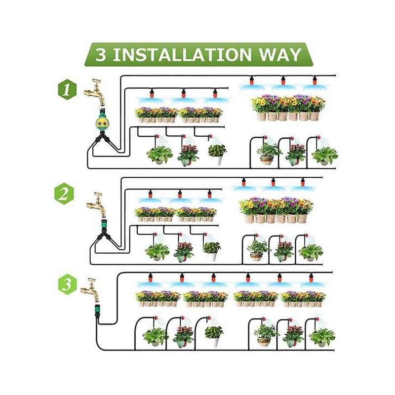 Garden Garden Irrigation System Set Watering Drip Irrigation System Accessories Garden Hose Waterin
