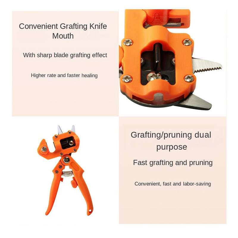 Garden Grafting Tool, Multifunctional Grafting Scissors Grafting Machine Grafting Device for Fruit a