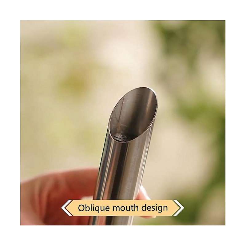 Garden Hole Puncher Stainless Steel Soil Planting Punch Beveled Design Plant Sow Dibber Hole Punch