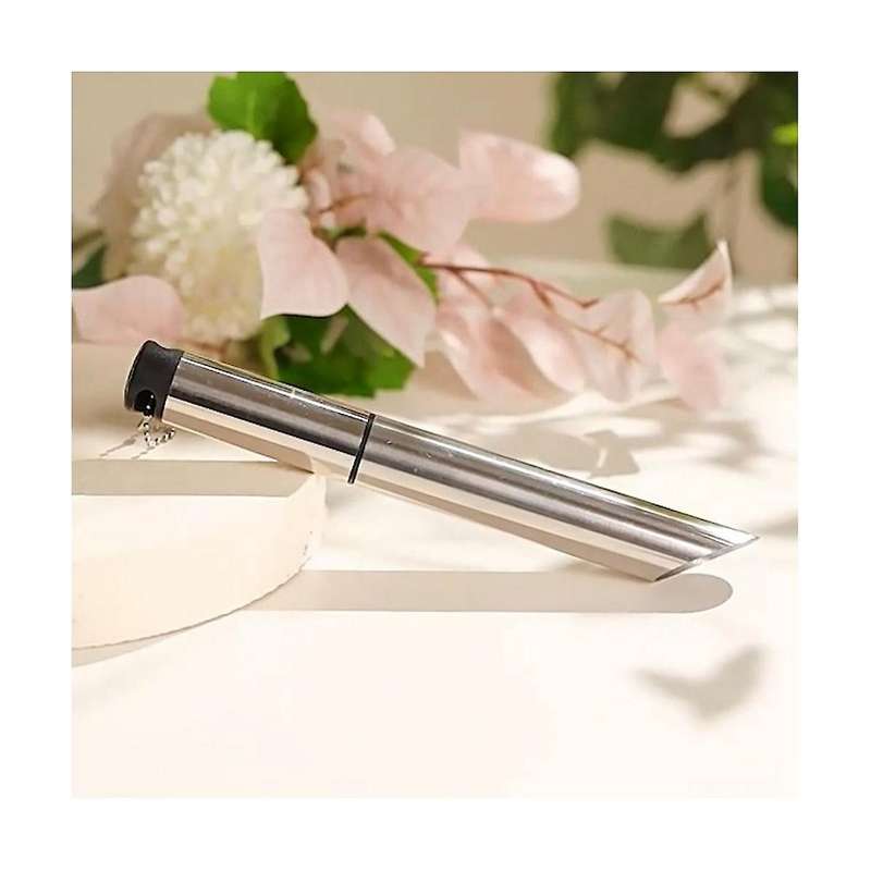 Garden Hole Puncher Stainless Steel Soil Planting Punch Beveled Design Plant Sow Dibber Hole Punch