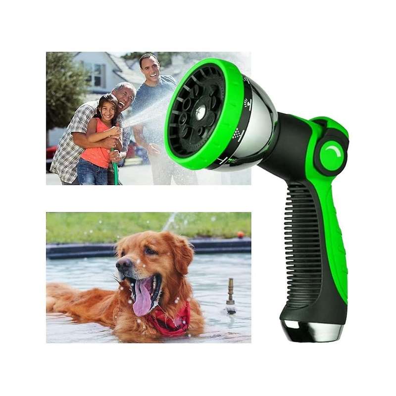 Garden Hose Nozzle Spray Nozzle,10 Hose Metal Duty Watering Patterns Thumb Control On Off Valve Wat