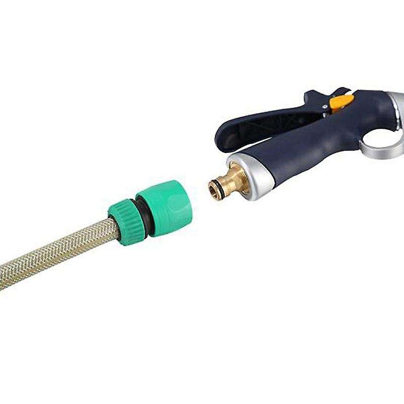 Garden Hose Spray Nozzle with 8 Pattern Heavy Duty High Pressure Wash for Watering Plants Washing Ca