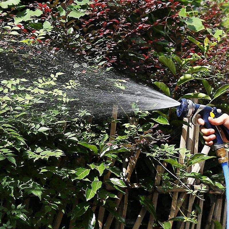 Garden Hose Spray Nozzle with 8 Pattern Heavy Duty High Pressure Wash for Watering Plants Washing Ca