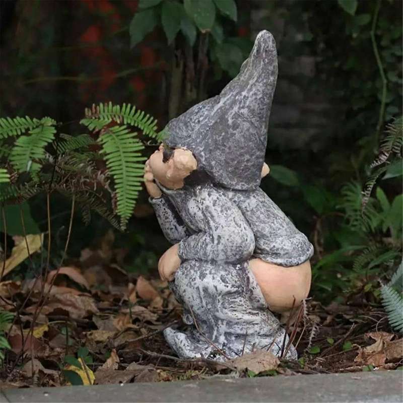 Garden Ornaments, Garden Gnomes, Stinky Gnomes, Resin Craft Gnomes