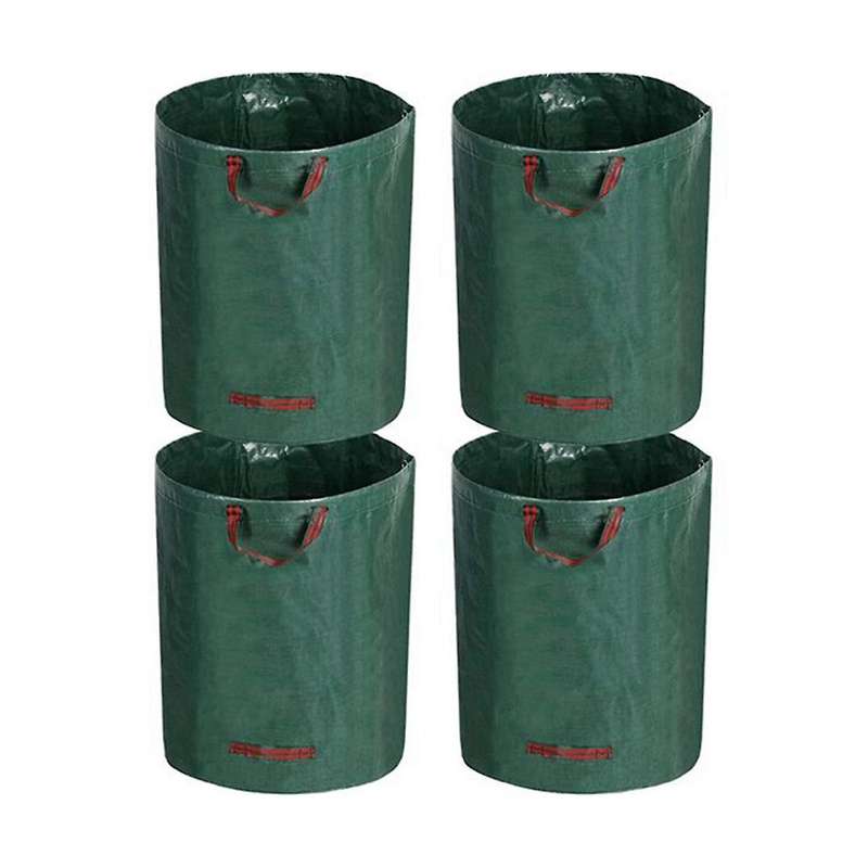 Garden Sack 272 L Garden Waste Sack 4 Pack,foldable Garden Sack Self-standing with 4 Handles,reusab