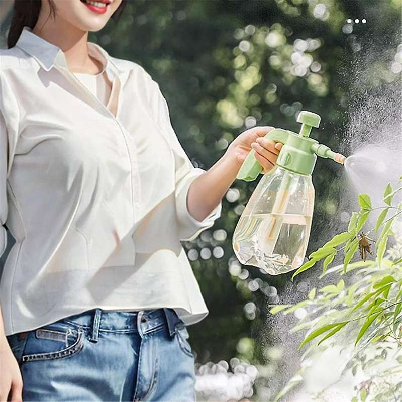 Garden Sprayer, 1.5L Garden Sprayer, Spout Bottle, Clear , Handheld Water Bottle for Plants