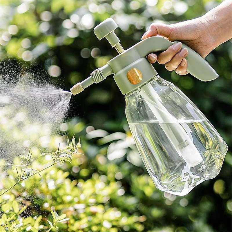 Garden Sprayer, 1.5L Garden Sprayer, Spout Bottle, Clear , Handheld Water Bottle for Plants