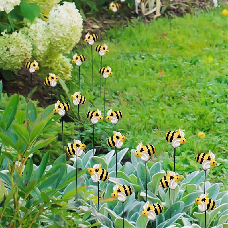 Garden Stake Decoration for Outdoor Garden Decoration 30 Pieces.Outdoor Garden Decoration Inserts
