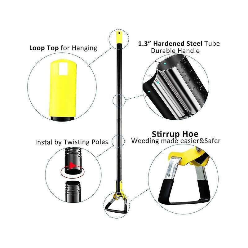 Garden Tool Garden Lawn Hoe, Used for Weeding Gardening Long Handle Heavy-adjustable Weeding Ring S