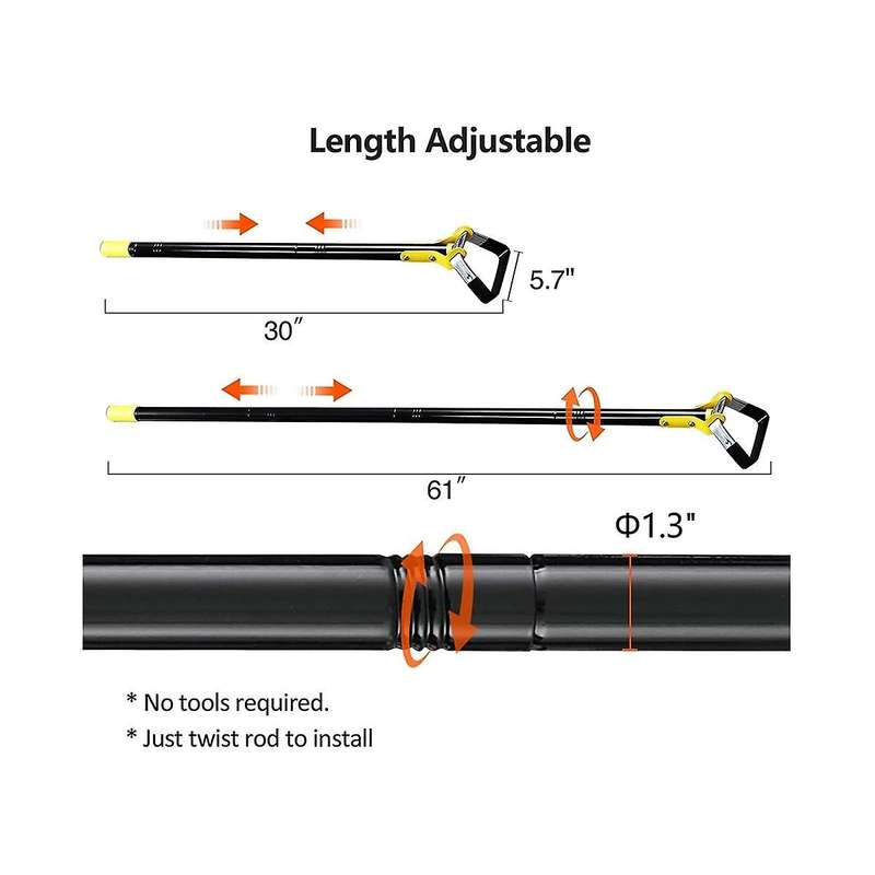 Garden Tool Garden Lawn Hoe, Used for Weeding Gardening Long Handle Heavy-adjustable Weeding Ring S