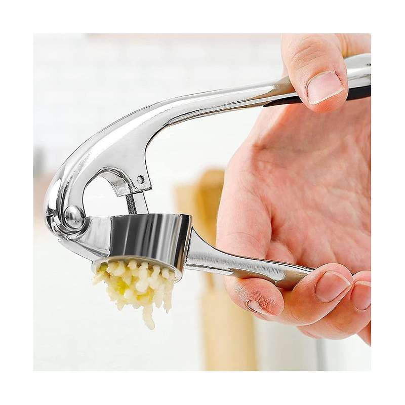 Garlic Press Kitchen Tool, Garlic Press with Easy Press Handle - Garlic Chopper Tool for Extracting