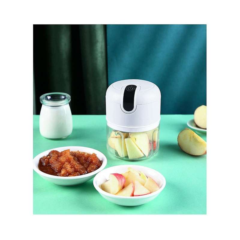 Garlic Masher, Chopper with Usb Charging, Mini Food Processor - Multi Chopper - Garlic Blender