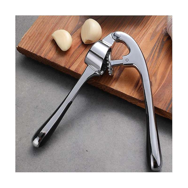 Garlic Press Set Kitchen Gadgets, Garlic Press with Easy Squeeze Handle - Garlic Chopping Tool-easy