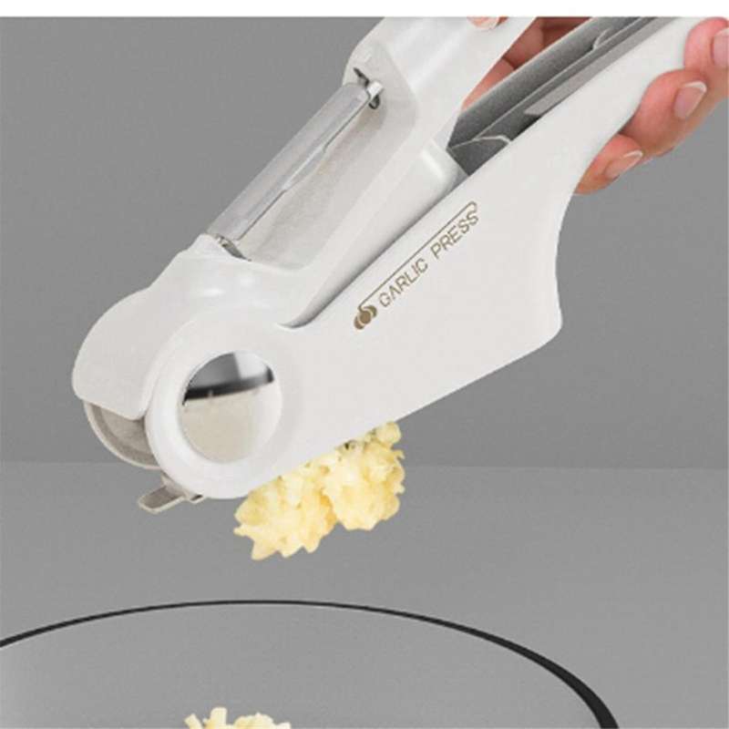 Garlic Presser,Garlic Press Garlic Chopper Kitchen Gadgets,Handle Garlic Mincer Garlic Crusher Garli