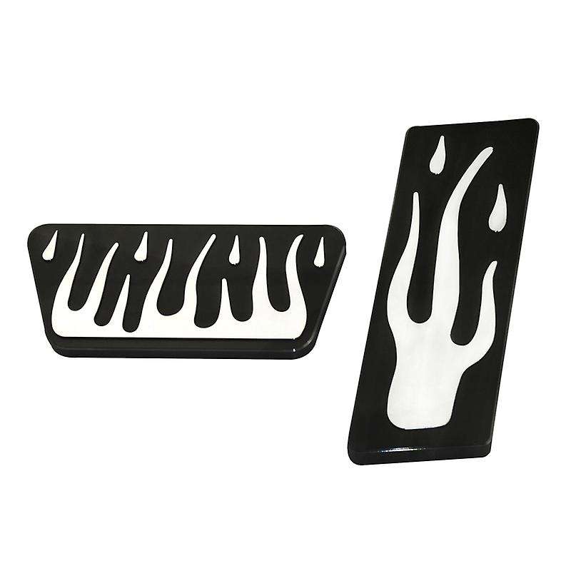 Gas and Brake Pedal Cover Auto Foot Pedal Pad Kit Retrofitting Accessories for Wrangler JK Series 07