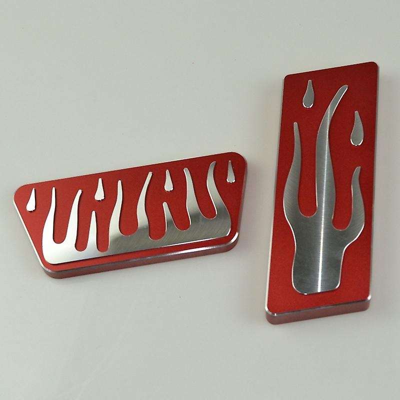 Gas and Brake Pedal Cover Auto Foot Pedal Pad Kit Retrofitting Accessories for Wrangler JK Series 07