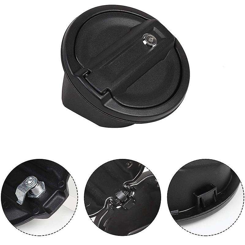 Gas Cap Cover, Locking Fuel Door for 2018-2020 Wrangler JL & Unlimited Sport 2-Door 4-Door