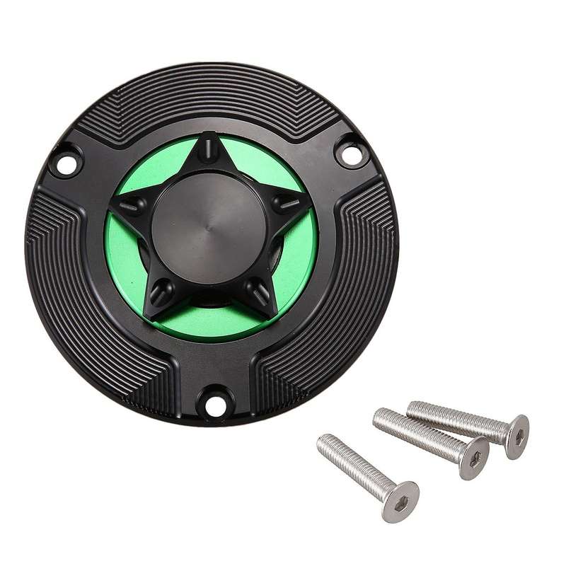 Gas Fuel Tank Cap Cover for EX250R NINJA 250R NINJA 300 2008-2014 Motorcycle Accessories CNC Aluminu
