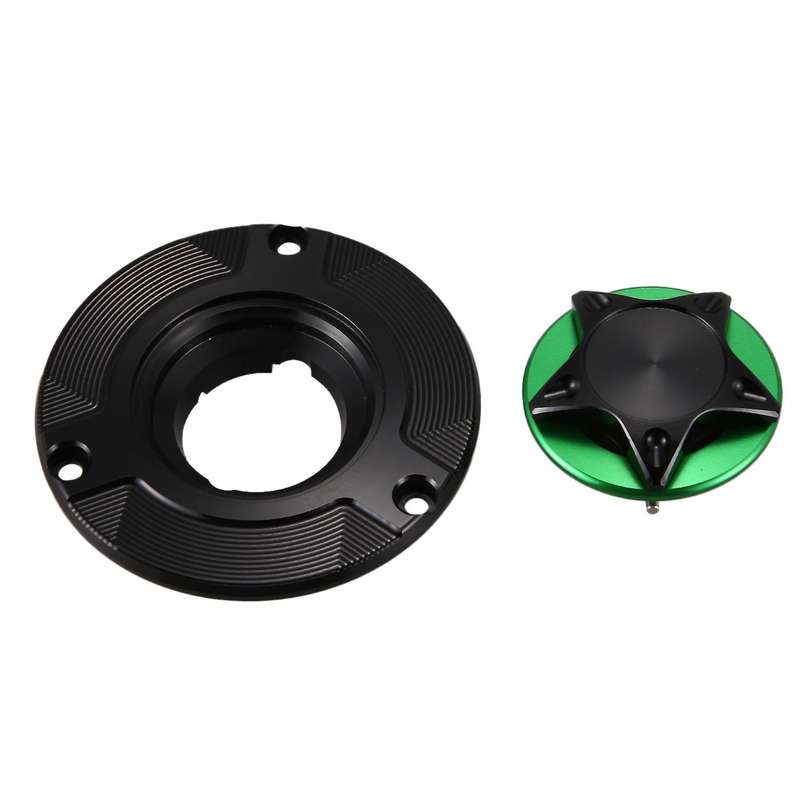 Gas Fuel Tank Cap Cover for EX250R NINJA 250R NINJA 300 2008-2014 Motorcycle Accessories CNC Aluminu