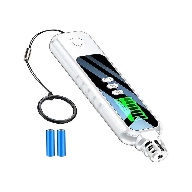 Gas Leak Detector Portable Natural Gas Detector Alarm Sound Methane Hexane with LCD Screen 2 AAA Bat