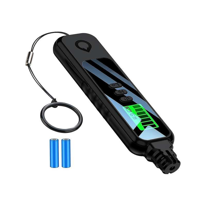 Gas Leak Detector Portable Natural Gas Detector Alarm Sound Methane Hexane with LCD Screen 2 AAA Bat