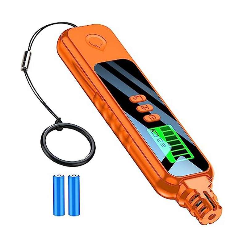 Gas Leak Detector Portable Natural Gas Detector Alarm Sound Methane Hexane with LCD Screen 2 AAA Bat