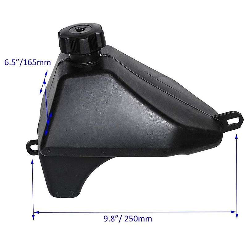 Gas Fuel Tank with Lid Plastic Tank Refill 50CC 90CC 110Cc ATV 4-Wheel Off-Road Vehicle Fuel Tank
