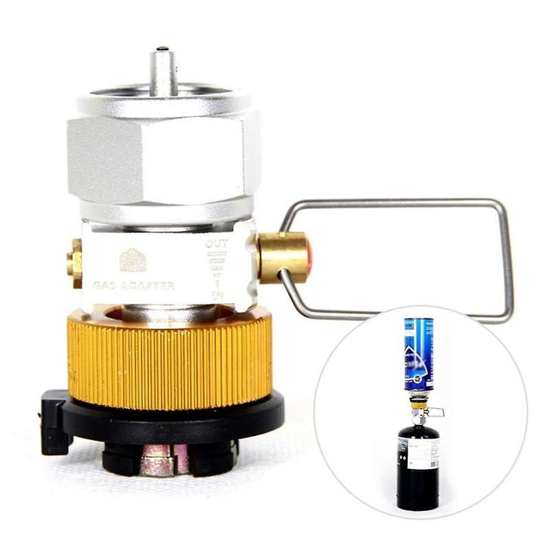 Gas Saver Plus Gas Convertor Shifter Refill Flat Tank Conversion Adapter Camping Gas Adaptor Valve K