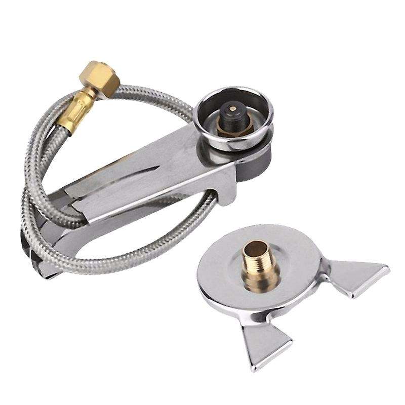 Gas Tank Adapter Burner Adapter Picnic Stove Adapter for Flat Gas Tank Or Long Gas Tank