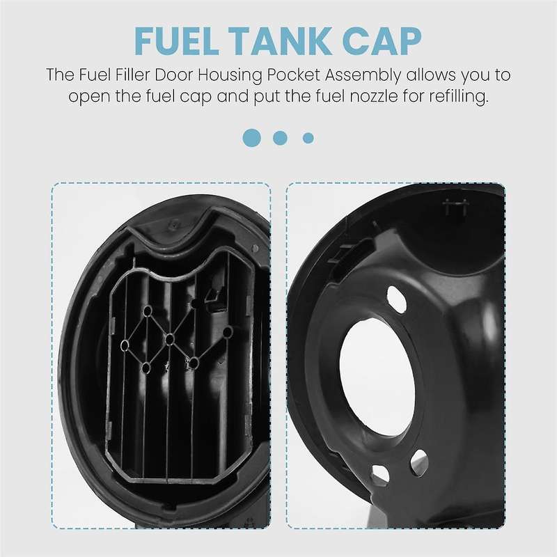 Gas Tank Cap Door Hinge Fuel Filler Door Housing for Models Year 2009-2014 9L3Z-9927936-B, 9L3Z99279