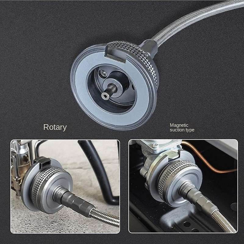 Gas Stove Refueling Adapter Cassette Extension Tube Gas Stove Extension Pipe Adapter for Camping Bar