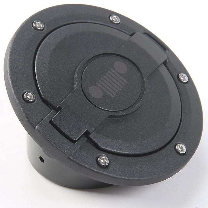 Gas Tank Cap Cover Fuel Filler Cover Door for 2007-2016 JK 2-Door 4-Door