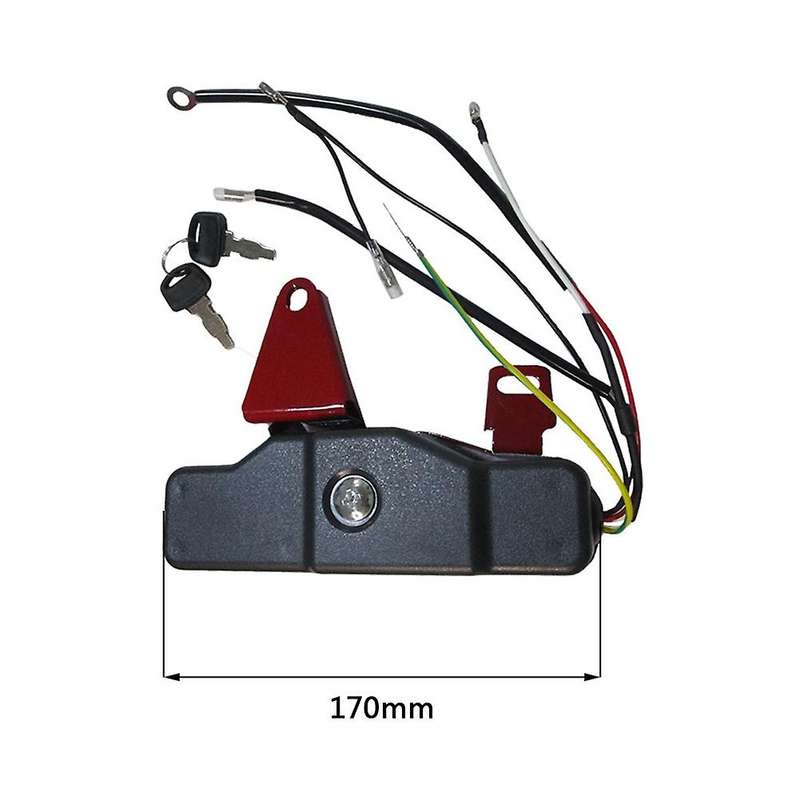 Gasoline Engine Water Pump F Electric Start Key Control Switch Control Box 168f/170f Tillage Engine