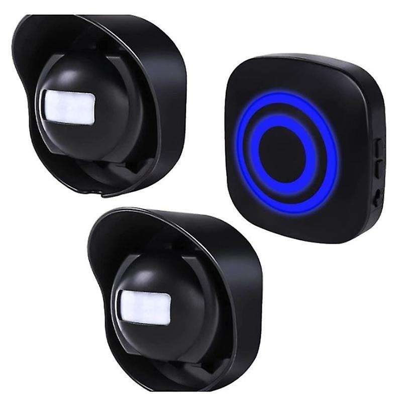 Gate Entry Visitor Door Bell Chime Alert Alarm AC110-240V Wireless Motion Sensor Doorbell Chime(A)EU