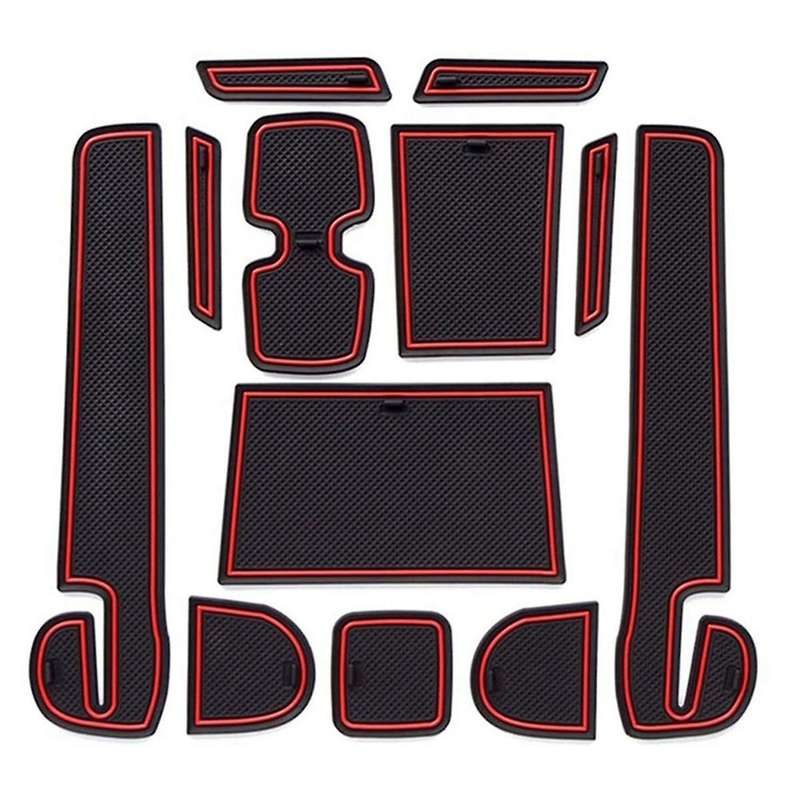 Gate Groove Pad for Swift 2017-2021 Accessories Car Door Slot Mats Console Cup Holder Coaster for Ca