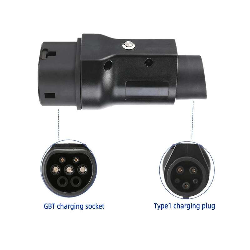Gbt to Type1 Adapter 7.2kw Compatible with Gb/t Charger for Electric Cars with Type1 Charging Socke