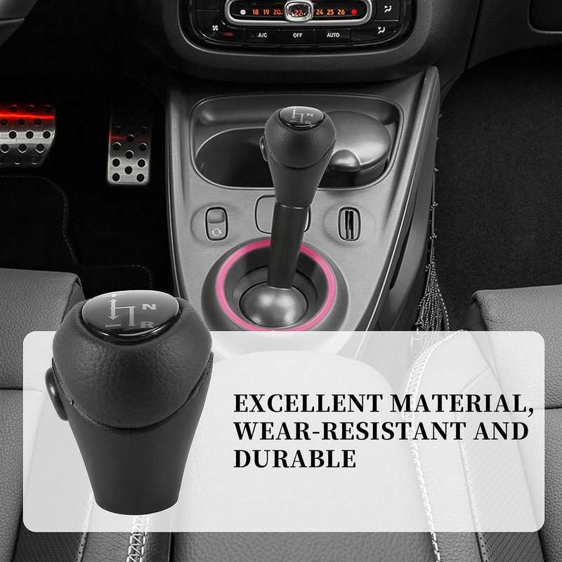 Gear Knob Automatic Knob Black Compatible Smart Compatibletwo Gear Head Case Sleeve