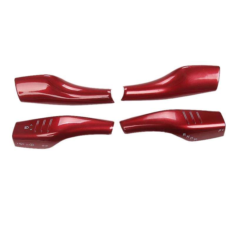 Gear Shift Cover Steering Wheel Accessories ABS Interior Decorative Frame for Model 3/Y 2017-2021 Re