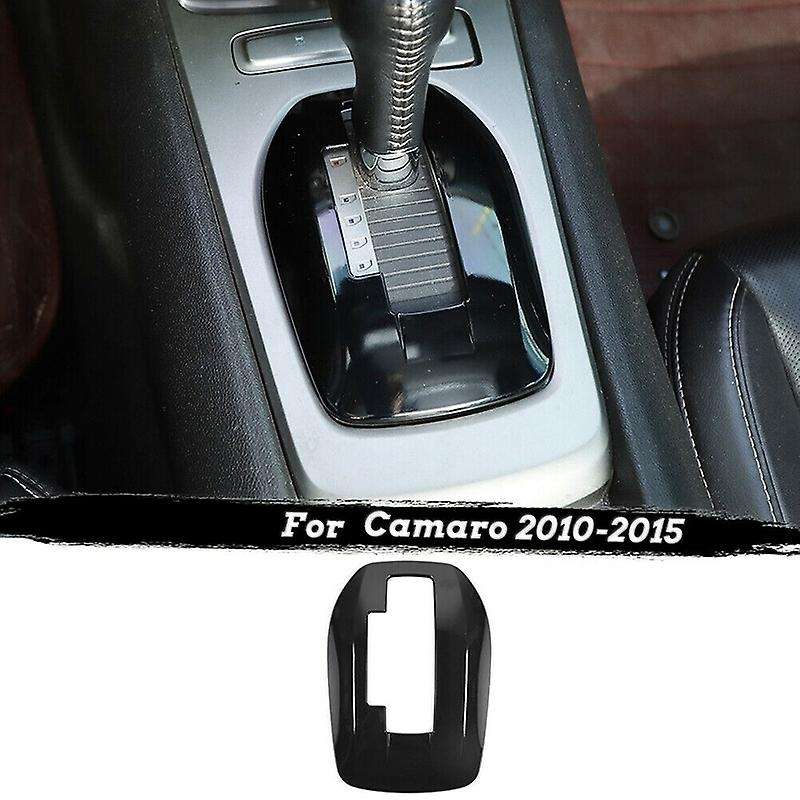 Gear Shift Box Panel Frame Trim Cover Sticker ABS for 2010 2011 2012 2013 2014 2015, Black