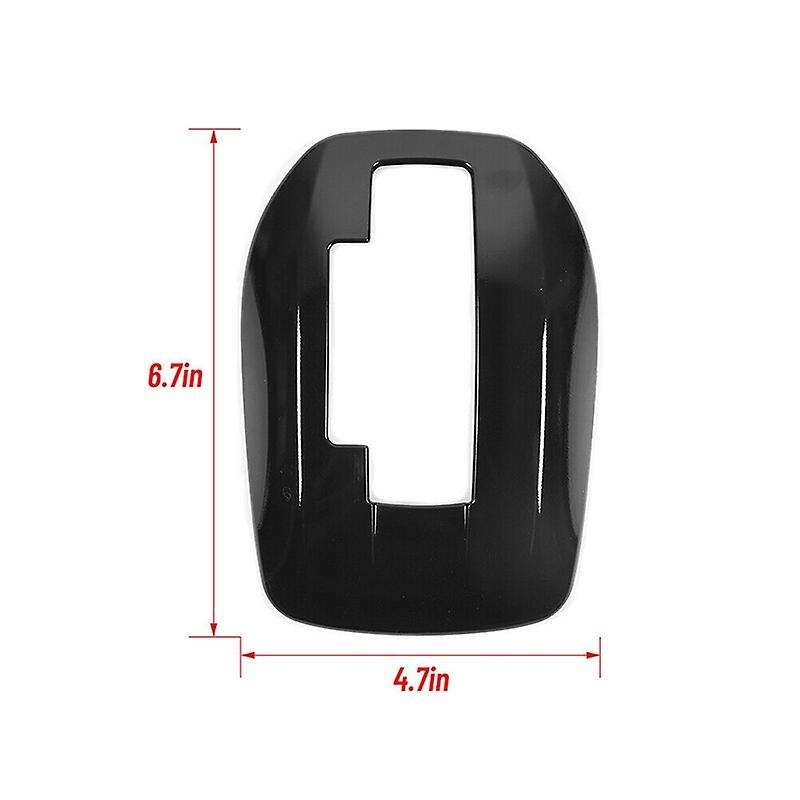 Gear Shift Box Panel Frame Trim Cover Sticker ABS for 2010 2011 2012 2013 2014 2015, Black