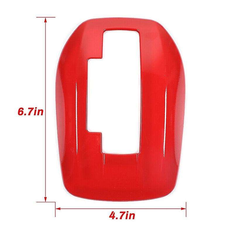 Gear Shift Box Panel Frame Trim Cover Sticker ABS for 2010 2011 2012 2013 2014 2015, Red