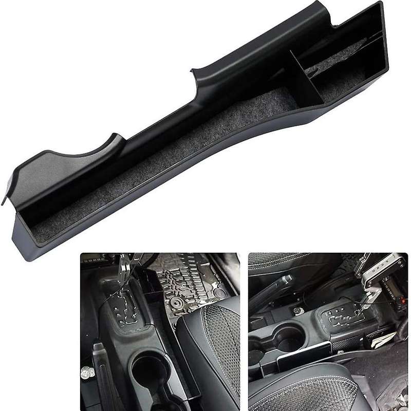 Gear Shift Console Pocket Organizer space Filler Storage Box Tray for Wrangler JK 2011-2017 Seat Sid