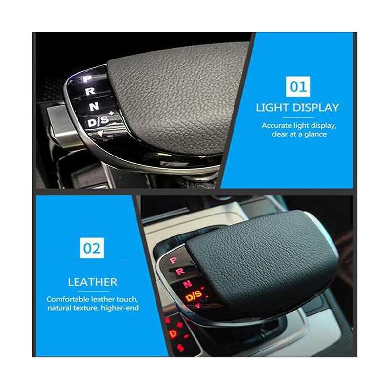 Gear Shift Head White Light Led Shift Knob Center Console Auto Gear Shifter for B8 Golf 7 Mk6