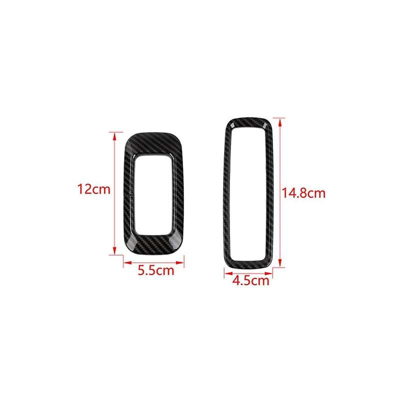 Gear Shift Frame Cover Trim for Charger 2011-2014 300/300c 2010-2014 Accessories, Abs Carbon Fiber