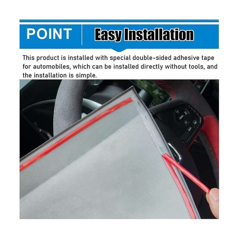 Gear Shift Knob Console Panel Trims Cover Cup Holder Sticker Accessories for 2020-2022, Abs Carbon
