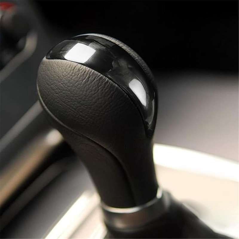 Gear Shift Knob Cover Carbon Fiber for G37 G35 G25 Q40 FX35 FX37 Center Console Shifter Stick Cove T