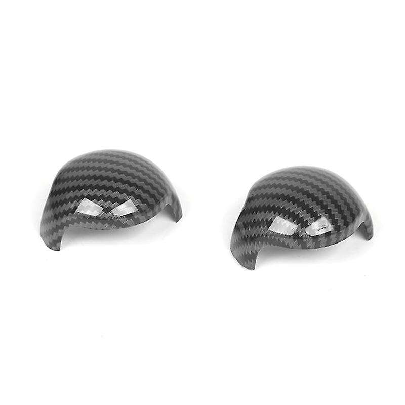 Gear Shift Knob Cover Trim for 2015 2016 20217 2018 2019 2020 Interior Accessories (Carbon Fiber)